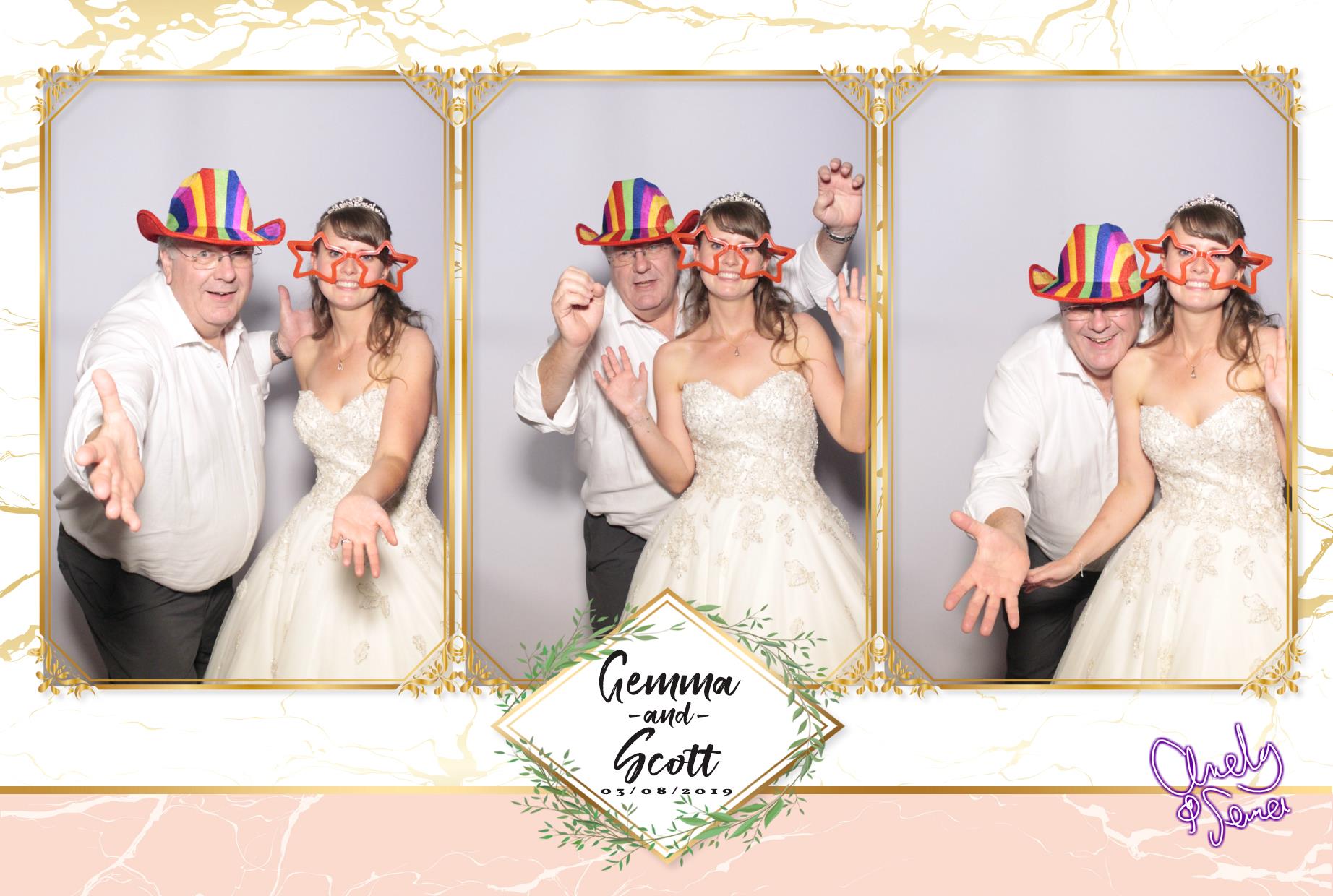 Gemma & Scott's Wedding | View more photos from the event at gallery.myphotoboothexperience.co.uk/u/MyPhotoBoothExperienceLtd/Gemma-Scotts-Wedding